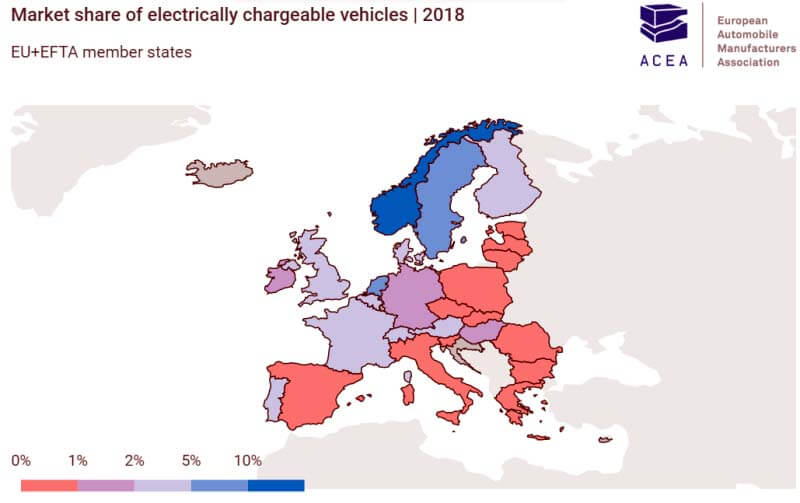 En Europe, les voitures électriques sont réservées aux plus hauts revenus