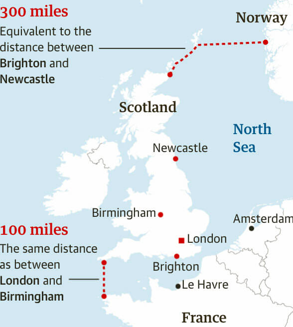 Deux barrages géants pour fermer la mer du nord et protéger des millions d’européens